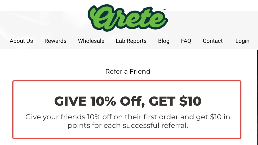 Arete Hemp Coupon Code