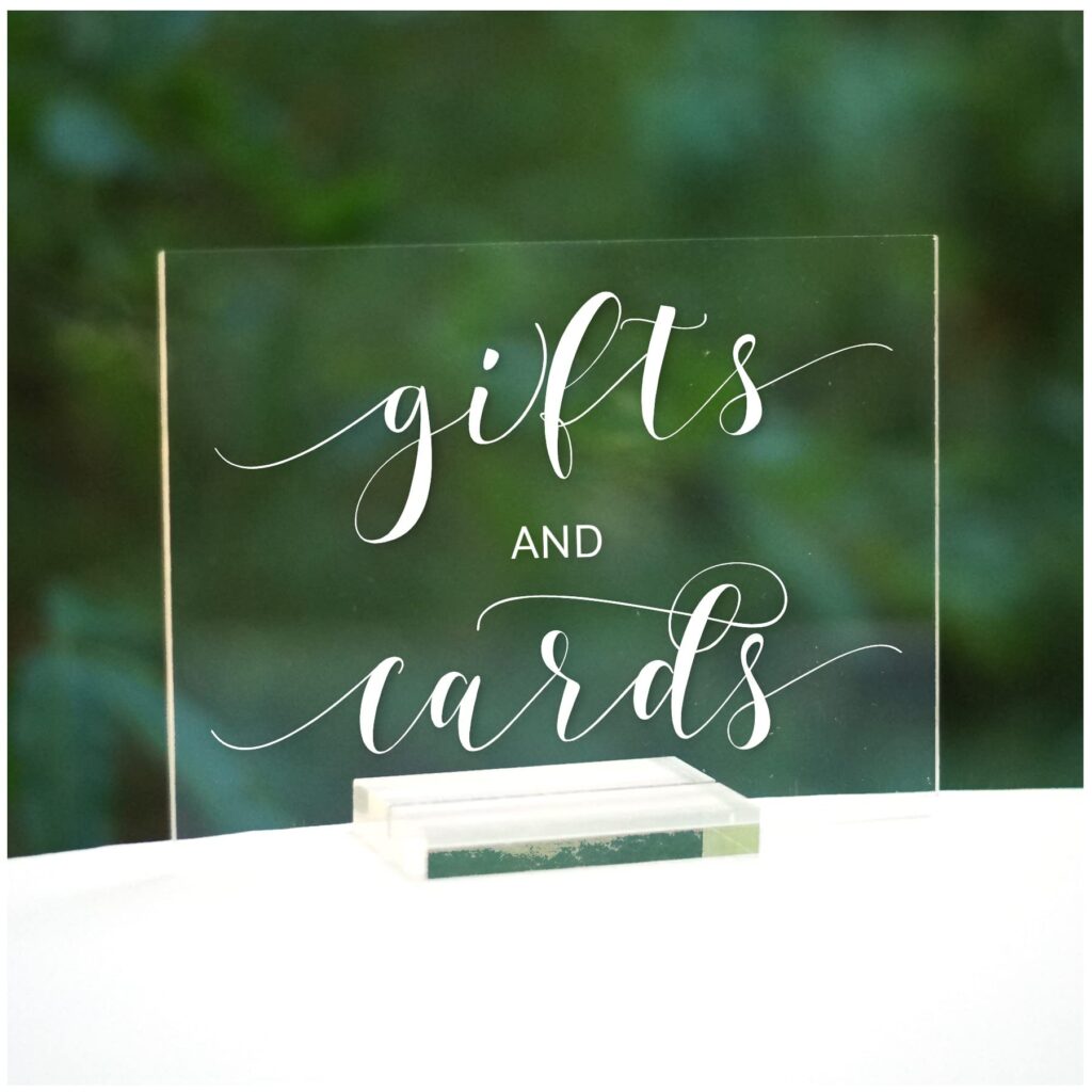 Cards and Gifts Sign